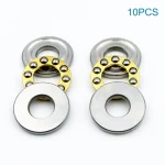 Mini Thrust Bearing 10pcs Mini Thrust Ball Bearing 3D (New)