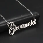 Customized Necklace Name Sipuris Custom Name Necklace Personalized Golden (New)