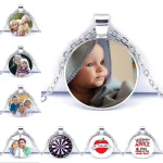 Personalized Photo Pendant Customized Necklace Photo for Your Baby (New)