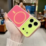 Colors Magnetic Case  iPhone 18 17 Pro Max  MagSafe Colorful Crystal Glitter Back Soft Bumper Cover Shockproof  (New)