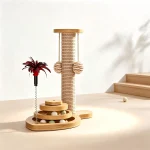 Cat Scratching Durable Cat Scratching Post Sisal Scratcher Vertical (New)
