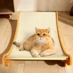 Wooden Cat Scratching Pads Multifuction Cats Sleeping Bed Detachable (New)