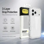 Hybrid Heavy Duty 3 in 1 Case  iPhone17 18 Pro Max Plus Air 17e e Clear Shockproof Cover  (New)