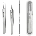 1/3/8pcs Acne Removal Needle and Clip Stainless Steel Tool (New)