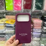 Liquid Silicone Phone Case  iPhone 18 17Pro Max Plus Flocking Lining Anti‑Fingerprint Shockproof Protective Back Cover  (New)