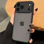 Luxury Matte Transparent Phone Case  iPhone 18，17 Pro Max Plus 17 Air Shockproof Bumper Cases Cover  (New)