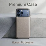 IPhone 18 Case Magnetic Shockproof Magnetic Epsom Grain PU Leather Phone Case  iPhone 18 Pro Max 17Pro Max Support Wireless Charging Shockproof Cover  (New)