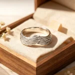 925 Sterling Silver Rings For Women Vintage Handmade Adjustable (New)
