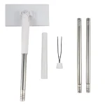 HandsFree Cleaning Mop 360°Rotation Face Towel Small Mop Solid (New)