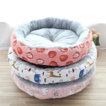 Pet Supplies Cat Nest Dog Nest Round Comfortable Cotton (New)