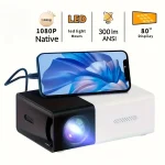 Mini projector native 1080P 300ANSI lumens  vivid 3D (New)