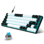 68 Keys Mechanical Keyboard Ergonomics RGB Backlit LED Hot (New)