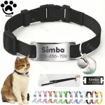 Customized Necklace Cat Collar Customized Fashion Elastic Cat Collar (New)