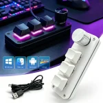 3 Key Programmable Macro Keypad Mini Mechanical Keyboard with (New)