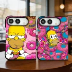 Phone Capa Case  Apple iPhone Duo 18 Pro 18Pro Max Cartoon Simpsons  (New)