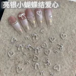 2Sizes Bowtie Love Nail Parts Nail Charms Korea Mini (New)