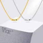 Vnox Free Custom Name Necklace for Women 18K PVD (New)