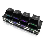 Mini 4Key Select All Cut Copy Paste Macro Pad (New)