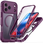 360° Fully Protected Double-sided Transparent Magnetic Case  iPhone 18 Pro Max 18Pro  MagSafe Wireless Charging Back Cover  (New)