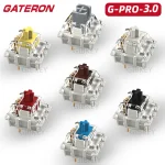 Mechanical keyboard Switch Gateron White Yellow Silver Pro 2 (New)