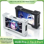 HMHUB HUB Pro 2to3 Port 8K Hz Independent Power (New)