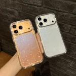 Trendy Bling Glitter Clear Phone Case  Apple iPhone 18 17Pro Max  iPhone 18 Ultra Air e Case Soft TPU Cover  (New)
