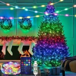40M RGBIC LED String Bluetooth USB Music Dream Color (New)