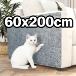 60x200cm Selfadhesive Cat Scratcher Sofa Protector Cats Scratcher Pad (New)