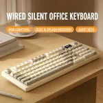 Langtu L98 Wired Keyboard 98 Keys Mechanical Feel Rgb (New)
