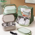 Lunch Box With Electric Heater 2Basket Stainless Steel 304 (New)