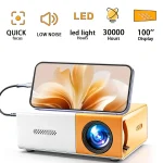 1pc compact portable projector native 480P HDTV projector supports (New)