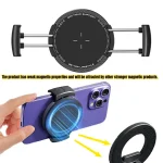 Magnetic Phone Clamp for Magnet Car Phone Holder Universal (New)