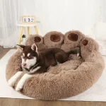 Pet Bed Fluffy Dog Bed Winter Warm Large Pet (New)