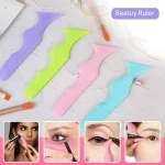 Resusable Silicone Eyeliner Ruler Eye Makeup Stencils Eyeliner Stencil (New)