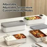 Electric Lunch Box for Office Workers Portable Plug‑in Heating (New)
