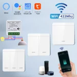 RF 433MHz Wireless Switch Tuya Smart WiFi Switch For (New)