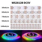 5050 RGB LED Strip Addressable DC 5V 3pin WS2812B (New)