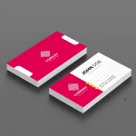 100PCS Custom Logo Color DoubleSided Small Business Card Thank (New)