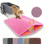 Cat Double Layer Mat Cat Litter Mat Double Layer (New)