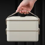 Lunch Box Portable 304 Stainless Steel 2 Layer Bento (New)