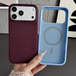 Iphone 18 17 Pro MaxLuxury Tech Woven High Quality  Magsafe Magnetic Case Technology Wireless Charging Cover  (New)