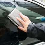 2Pcs Microfiber Car Interior Cleaning Sponges Soft Scrub Pads (New)