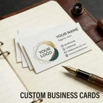 200 500 1000pcs Customized Business Cards Personalized Waterproof Office (New)