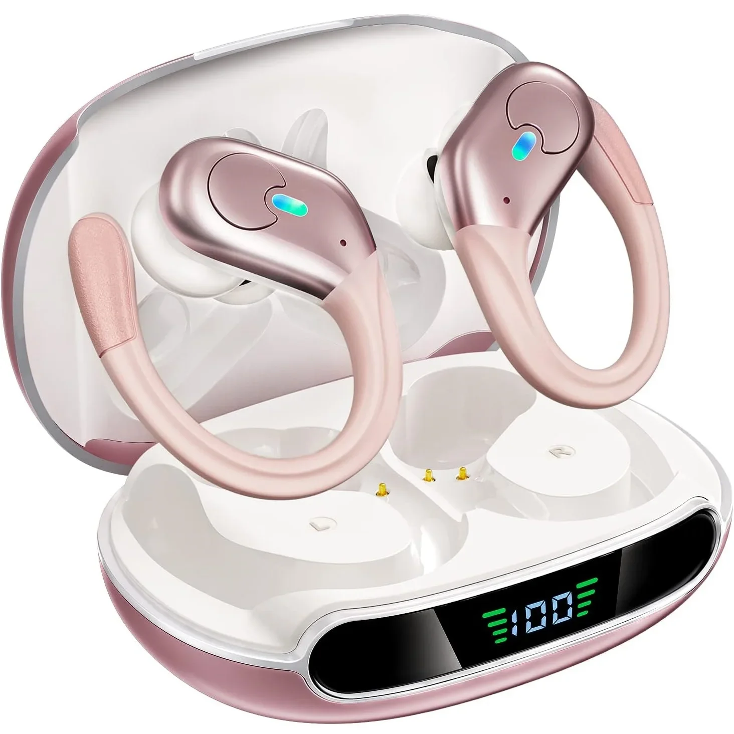 S67ed6104e76f453e8fc34ff9ed42c01dd.webp BX30 Bluetooth 6 Earphones IPX7 Waterproof Wireless Headphones with (New) - Image 1