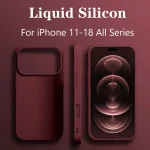 Phone Case  iPhone 18 Pro Max Official Original Liquid Silicone Cases  iPhone17 Pro Max Shockproof Cover  (New)