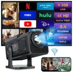 2026 Mini Projector 4K Supported Portable Home Theater 1080P (New)