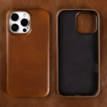 Iphone Case LeatherRetro  IphonePro Max 18pro Case Luxury Genuine Leather Cases  Iphone17 Vintage Back Cover Phone Cases Fundas  (New)