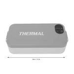 Food Warmer Digital Display Leakproof Bento Container Office Car (New)