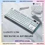 Langtu Lt84 Wired Mechanical Keyboard Screen Multifunction Knob 3Mode (New)