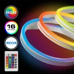 USB RGB LED Neon Rope LightsControl with Remote5V Flexible (New)